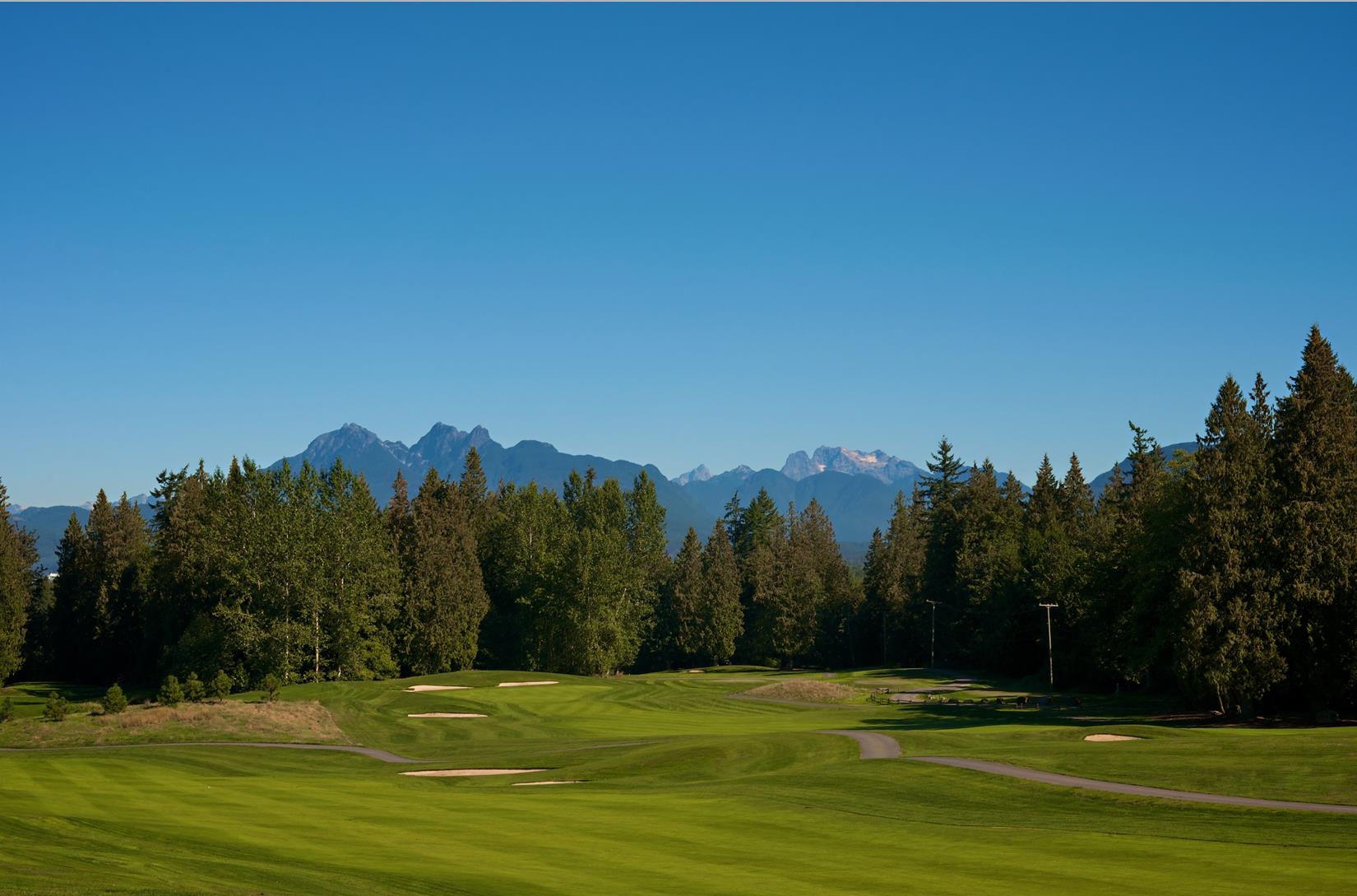 Open golf course at Redwoods