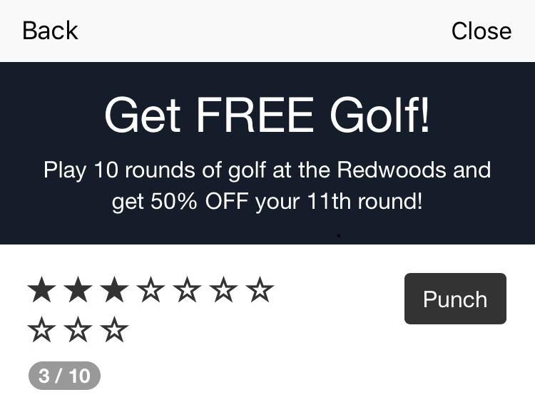 Get free golf loyalty program